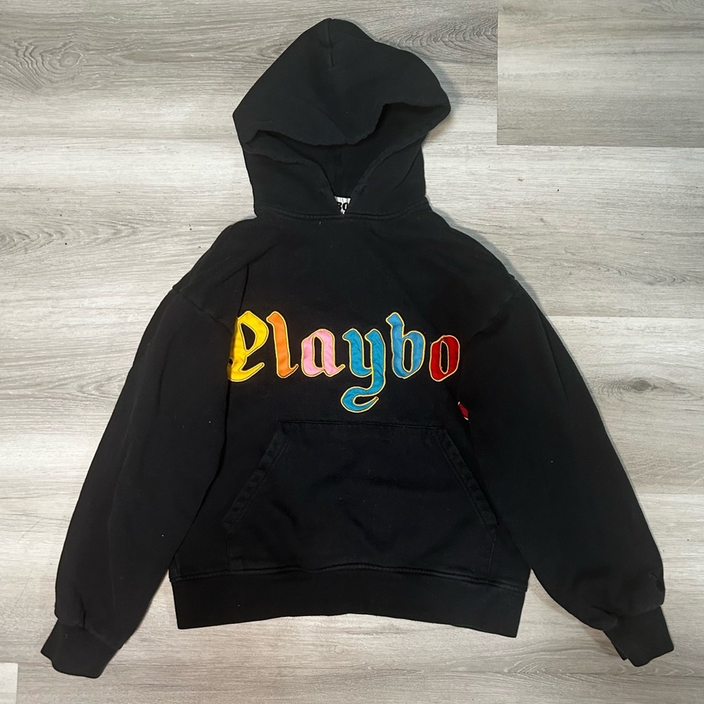 Black Hoodie with “playboy” Logo